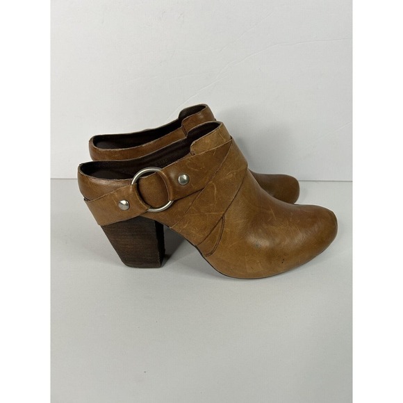 Kork Ease Courtney Leather Harness Mule Boot Brown - Picture 3 of 9